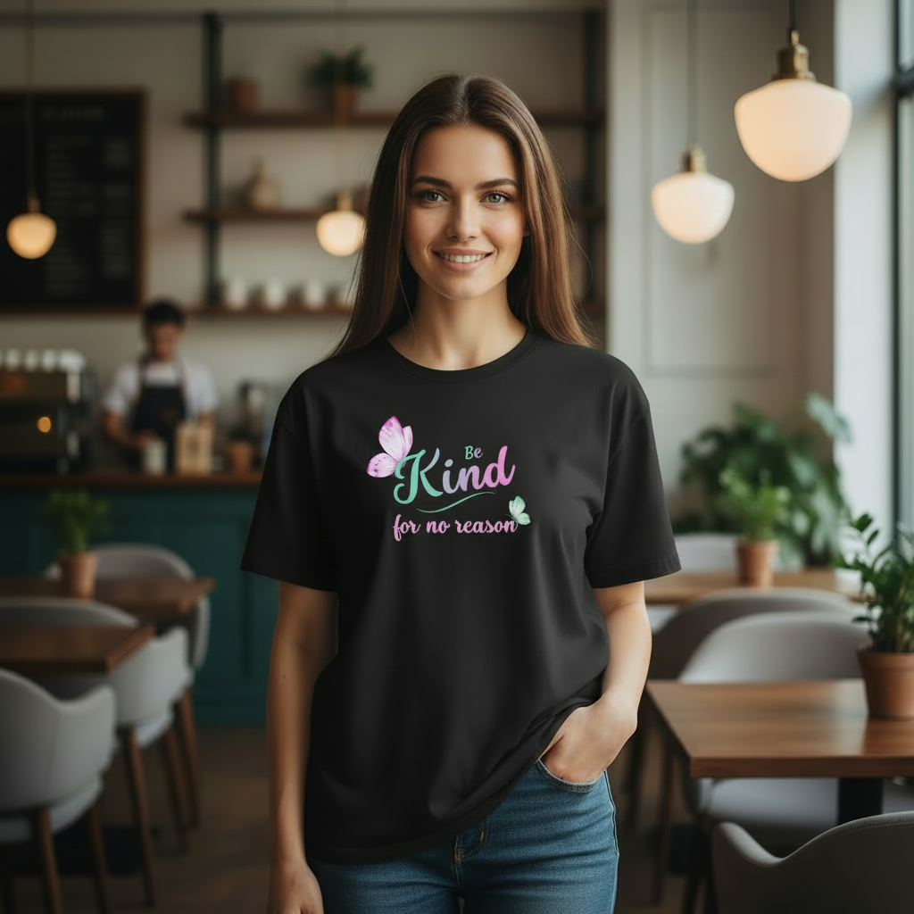 Be Kind Smaller Design Cafe Mockup