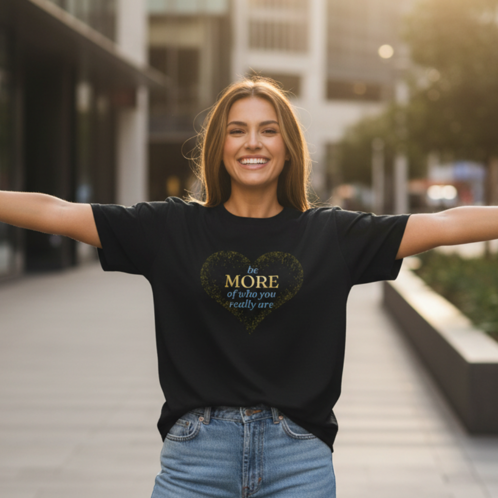 Be More Black Tee — Fully Untucked