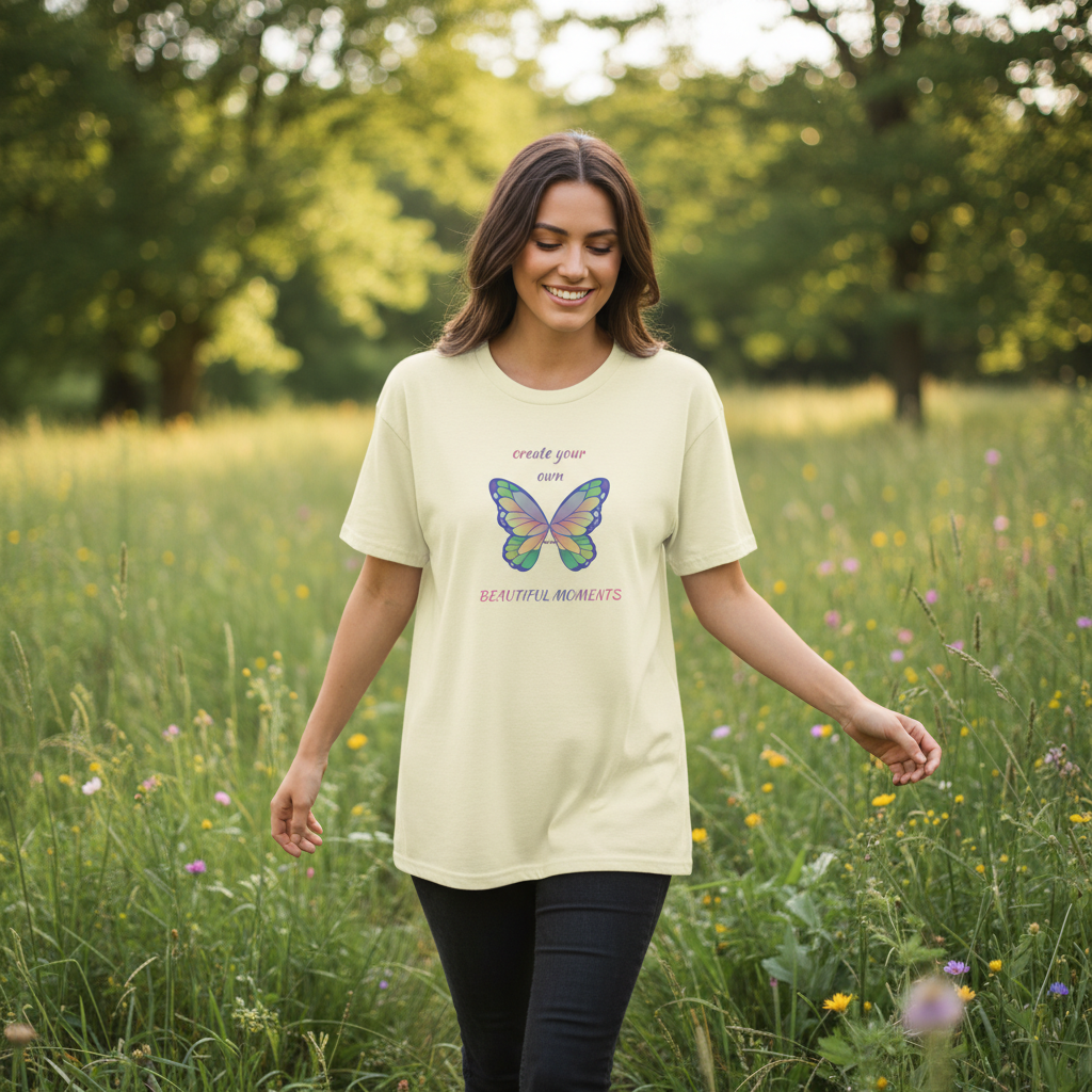 Beautiful Moments Butterfly Butter Boyfriend Tee