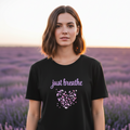 Black - Lighter Lavender Field
