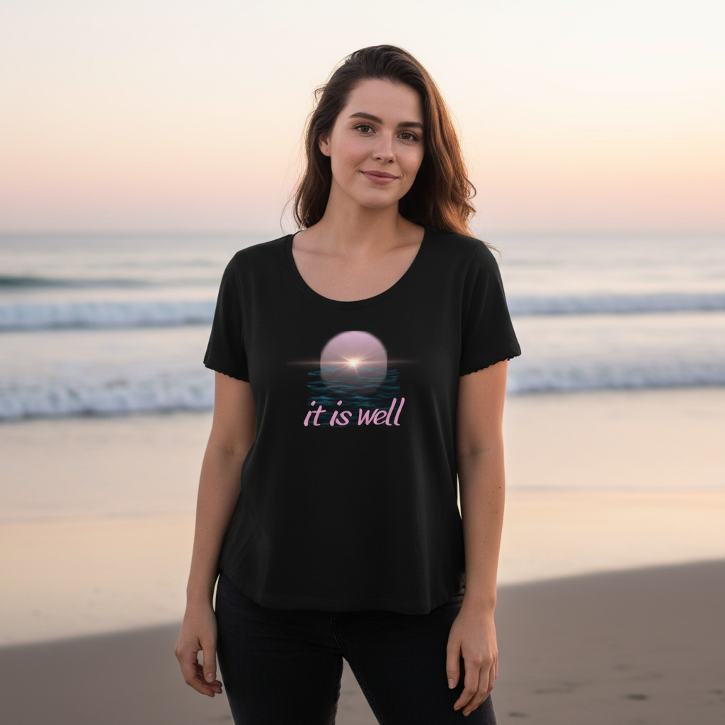 Black Tee Model 2