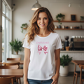 CHERISHED cafe lifestyle mockup - crew neck