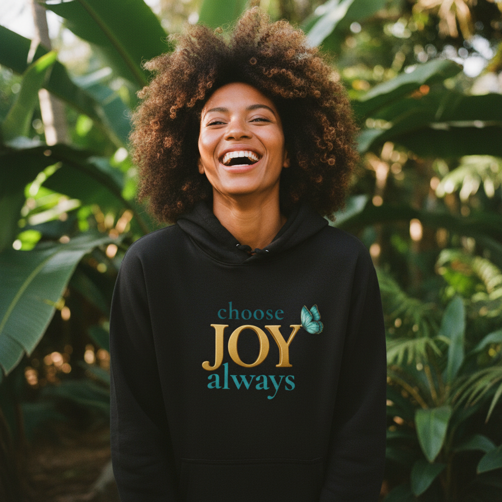 Choose Joy Always - Black - Happier