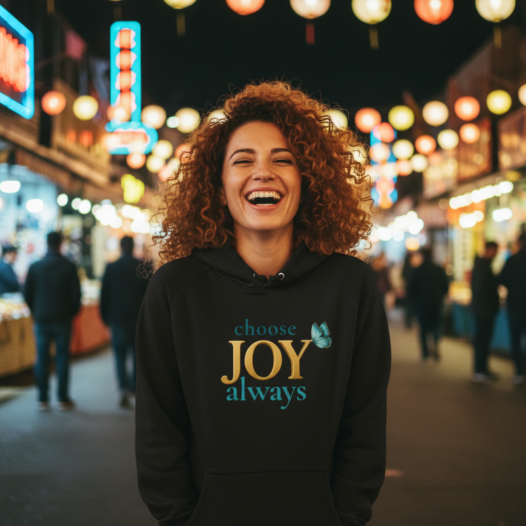 Choose Joy Always - Black - Smaller Graphic