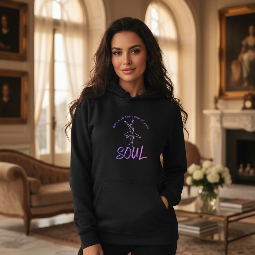 Dance to the Song of Your Soul Hoodie Mockup