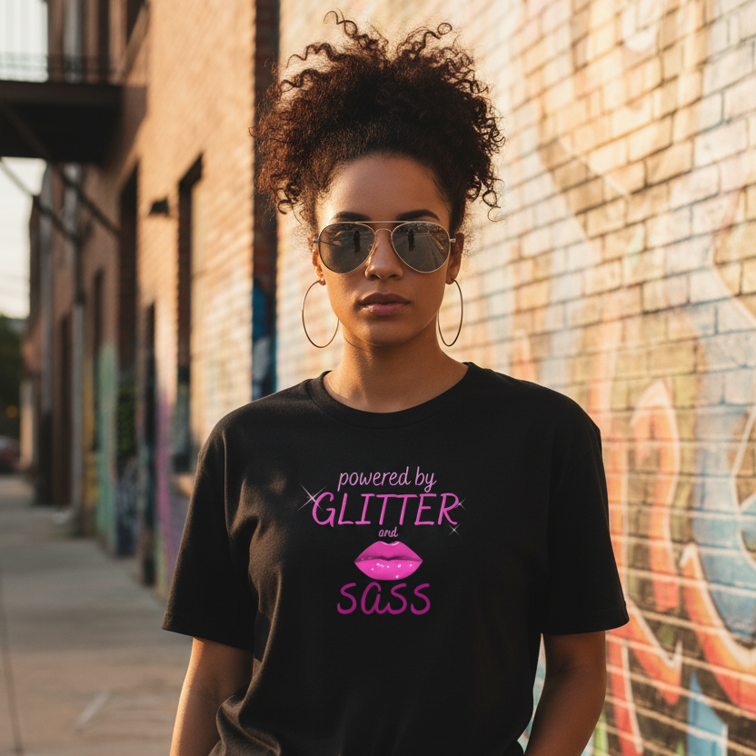 Glitter and Sass - Boyfriend Tee Street