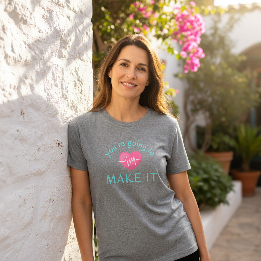 Grey Marle Tee Mockup