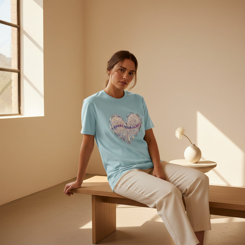 Womens heavyweight boyfriend tee