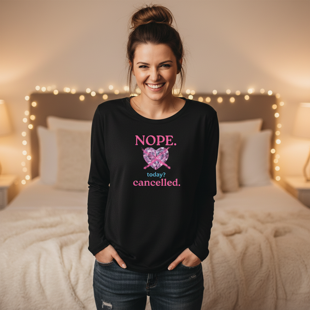 Nope Cancelled Cheeky Grin