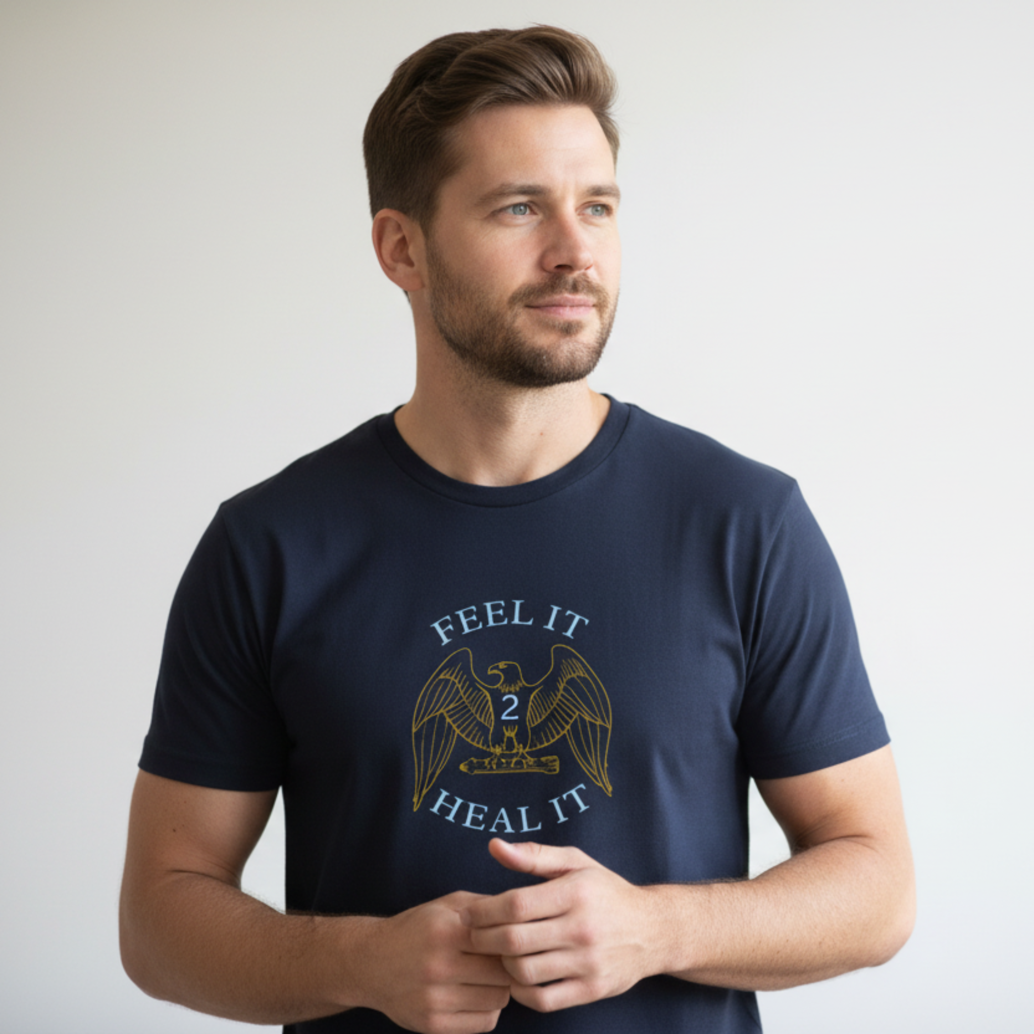 Feel it to Heal it Mens tee