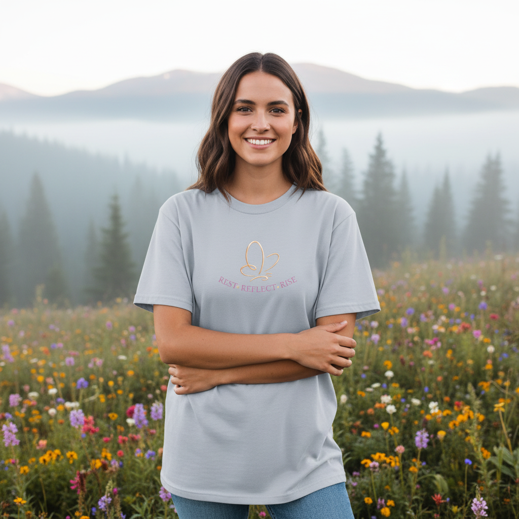 Powder Blue Boyfriend Tee