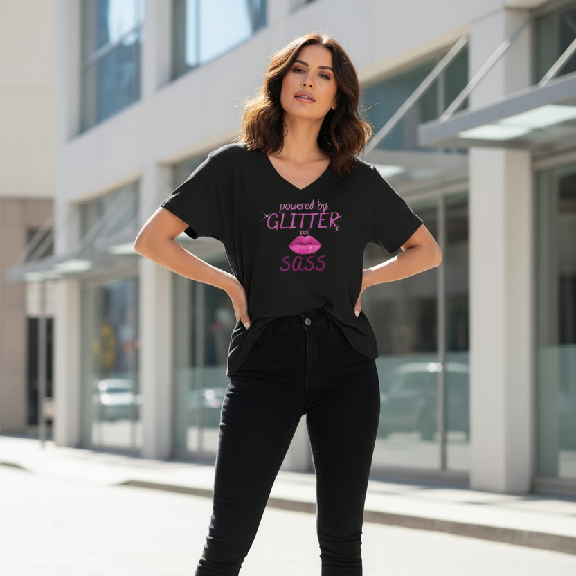 Powered by Glitter and Sass – Loose Untucked Mockup