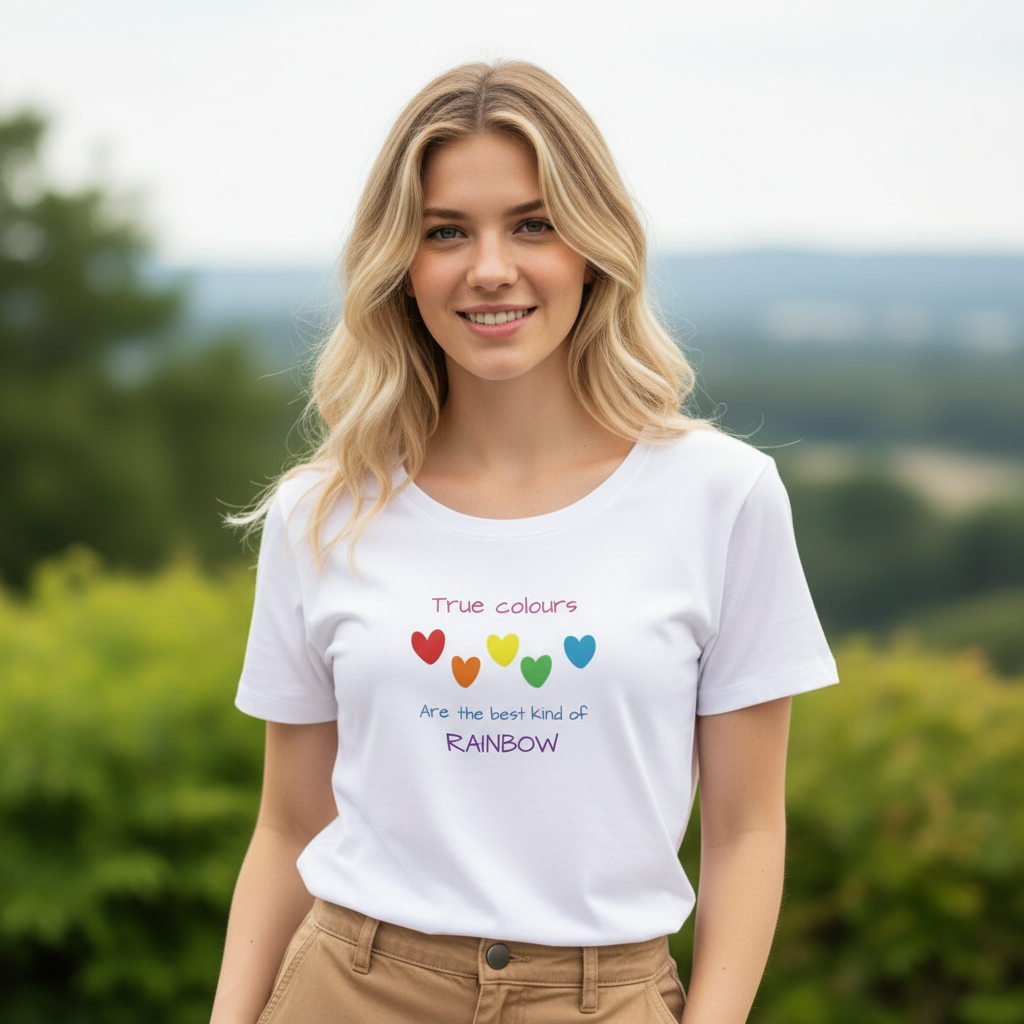 Womens scoop neck tee