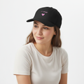 Woman wearing u r enough cap