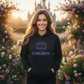 You Are Seen Loved Chosen — Black Hoodie Lifestyle Mockup